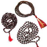 Garnet Necklace Mala